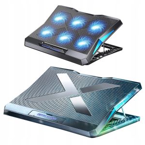 GAMINGOWA Podkładka Q3 CHŁODZĄCA LED RGB pod laptopa stojak 6 WENTYLATORÓW
